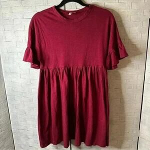 ASOS maternity Babydoll dress with ruffles in excellent condition size 2